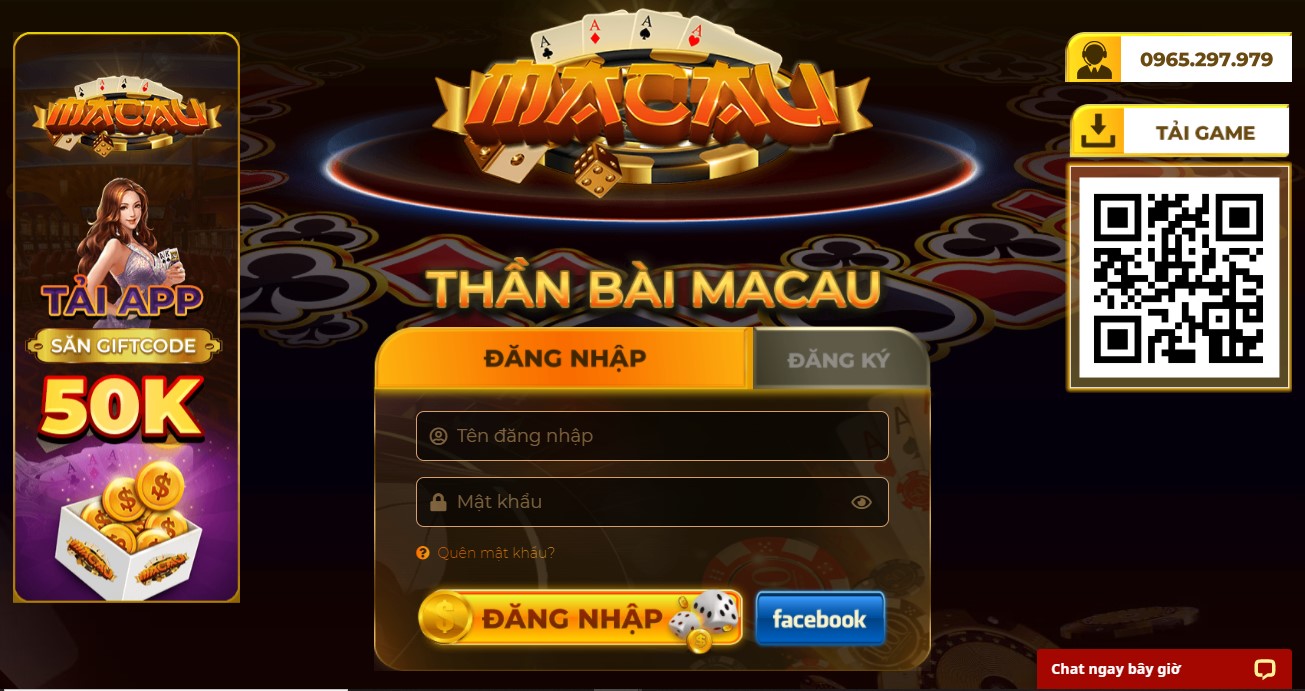 Game bài Macau Club đổi thưởng
